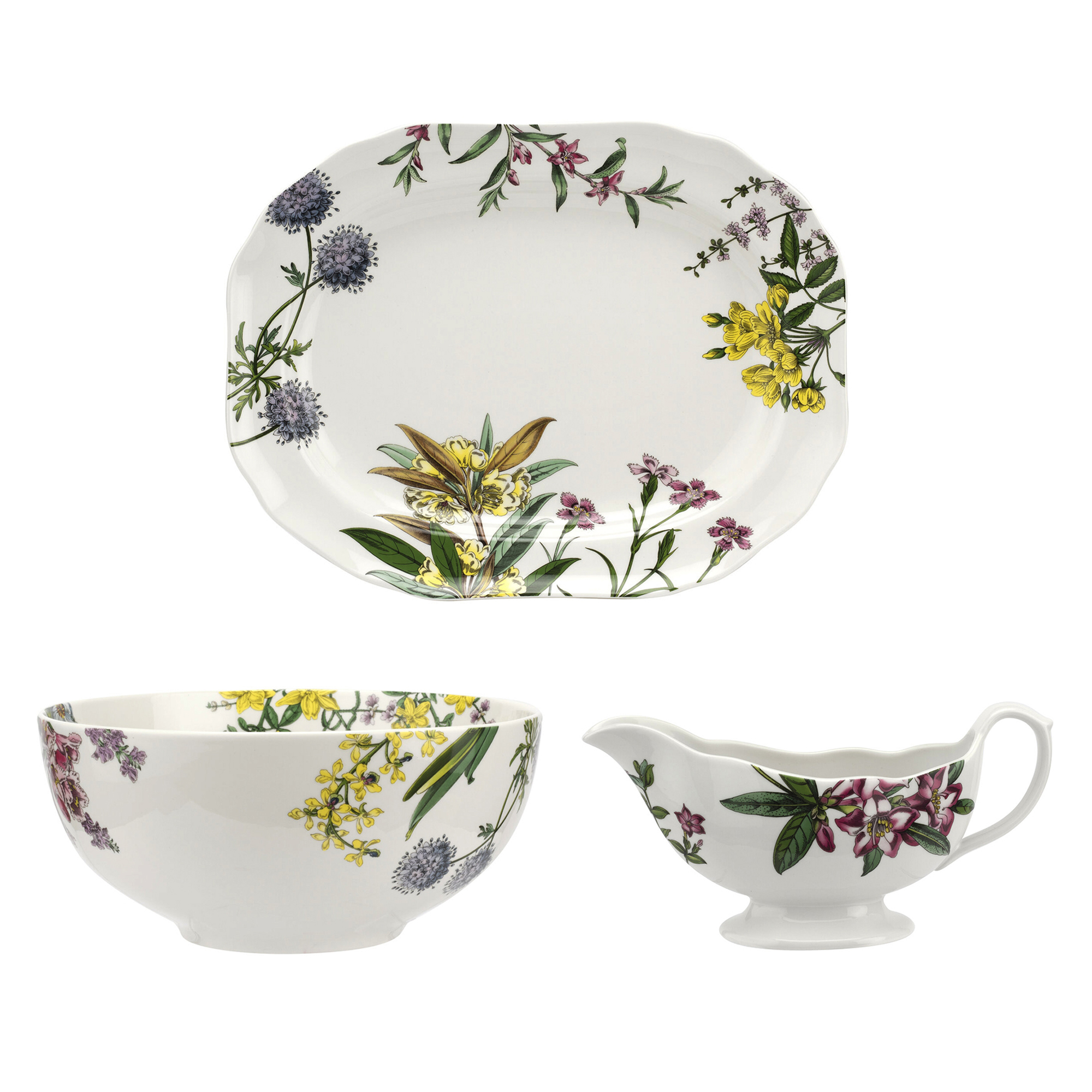 Stafford Blooms 3-Piece Serving Set image number null
